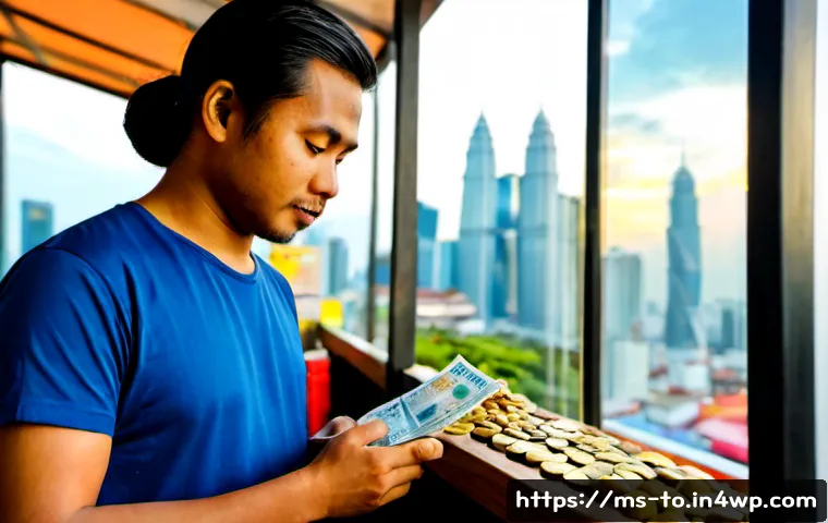 Home 17 괴짜 경제학의 원리로 시장 예측하기 - Photorealistic Malaysian market analyst in modest business-casual clothing studying an unexpected co...